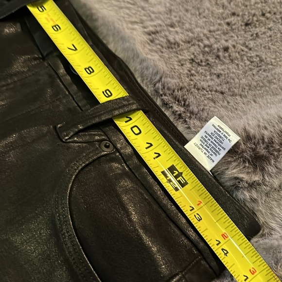 Good American Mid/Hig-rise Sexy Coated Black Skinny Stretch size 4 / 27 - Picture 10 of 12